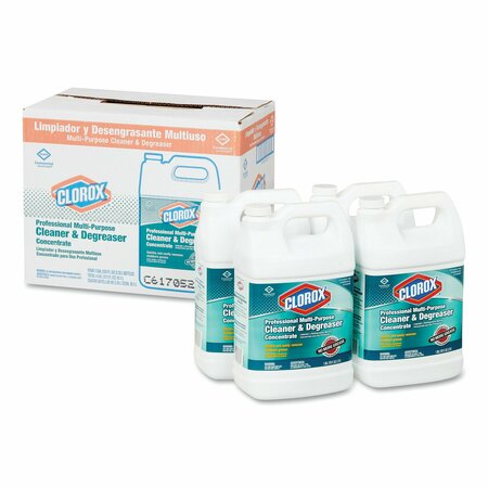 Clorox Multi-Purpose Cleaners and Degreaser, 1 gal. Jug, Liquid, Clear, Green, 4 PK CLO 30861